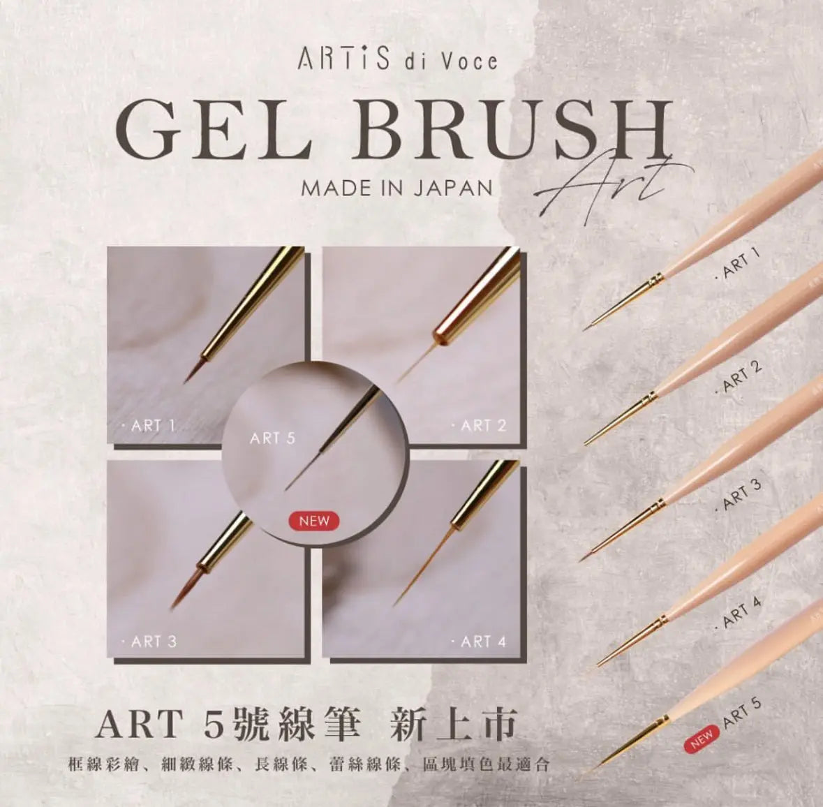 NAIL-GEL-Tools ARTiS di Voce