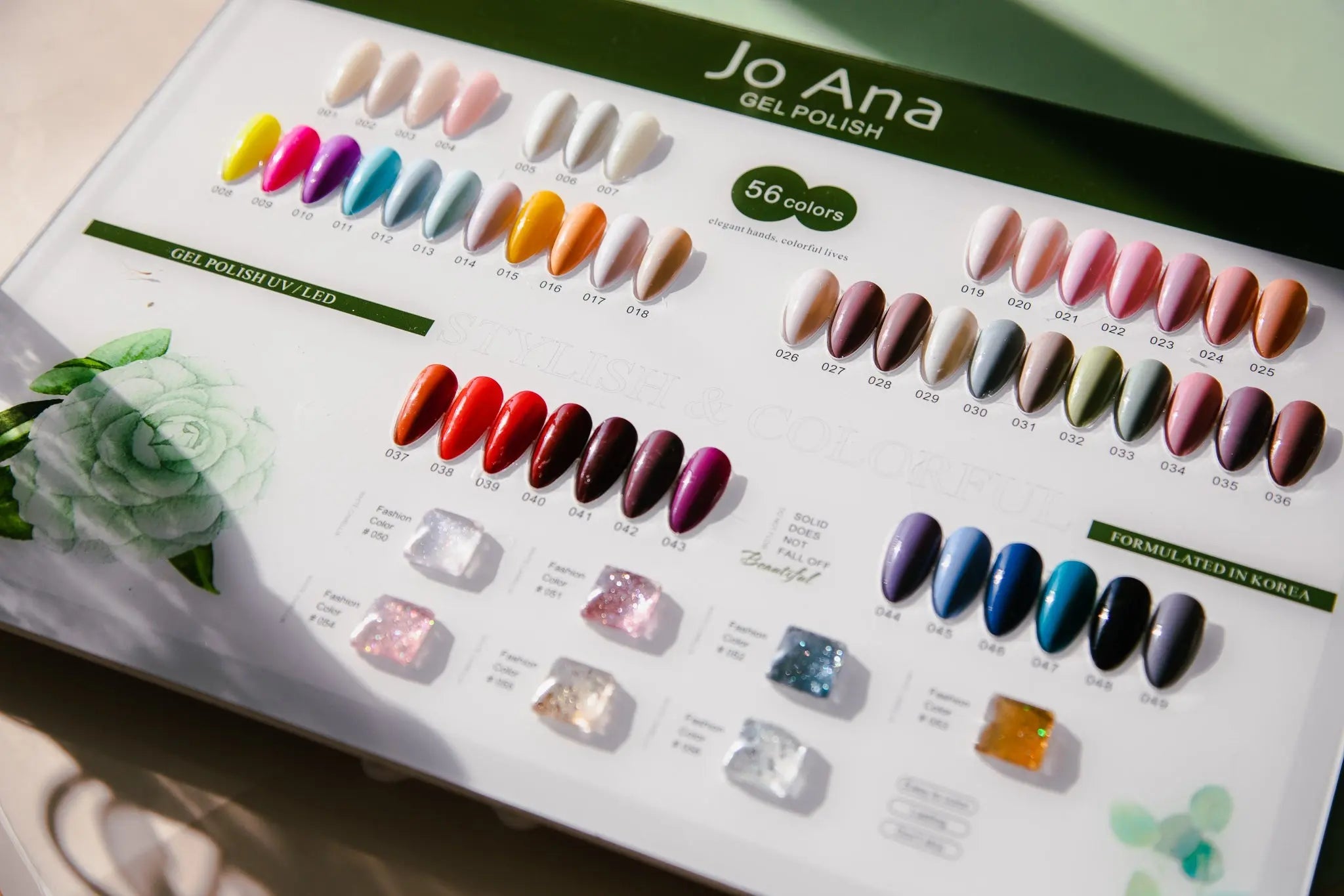 JoAna Gel Polish 56 colours Set H Nail Garden