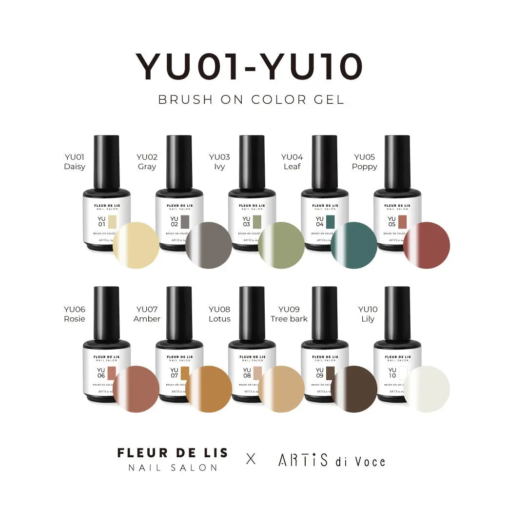 ARTiS di Voce BRUSH ON COLOR GEL YU 10 ARTiS di Voce