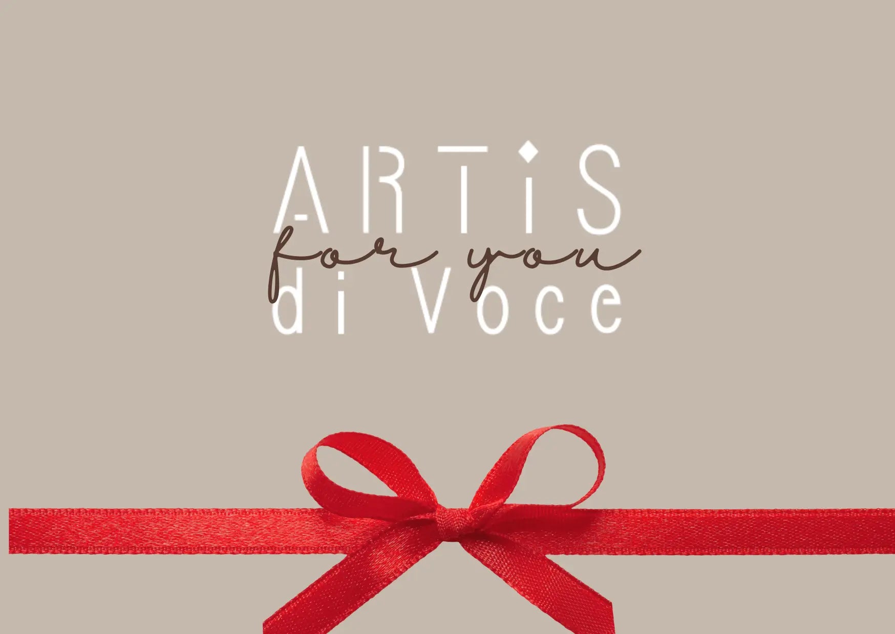 ARTiS di Voce Gift Card ARTiS di Voce