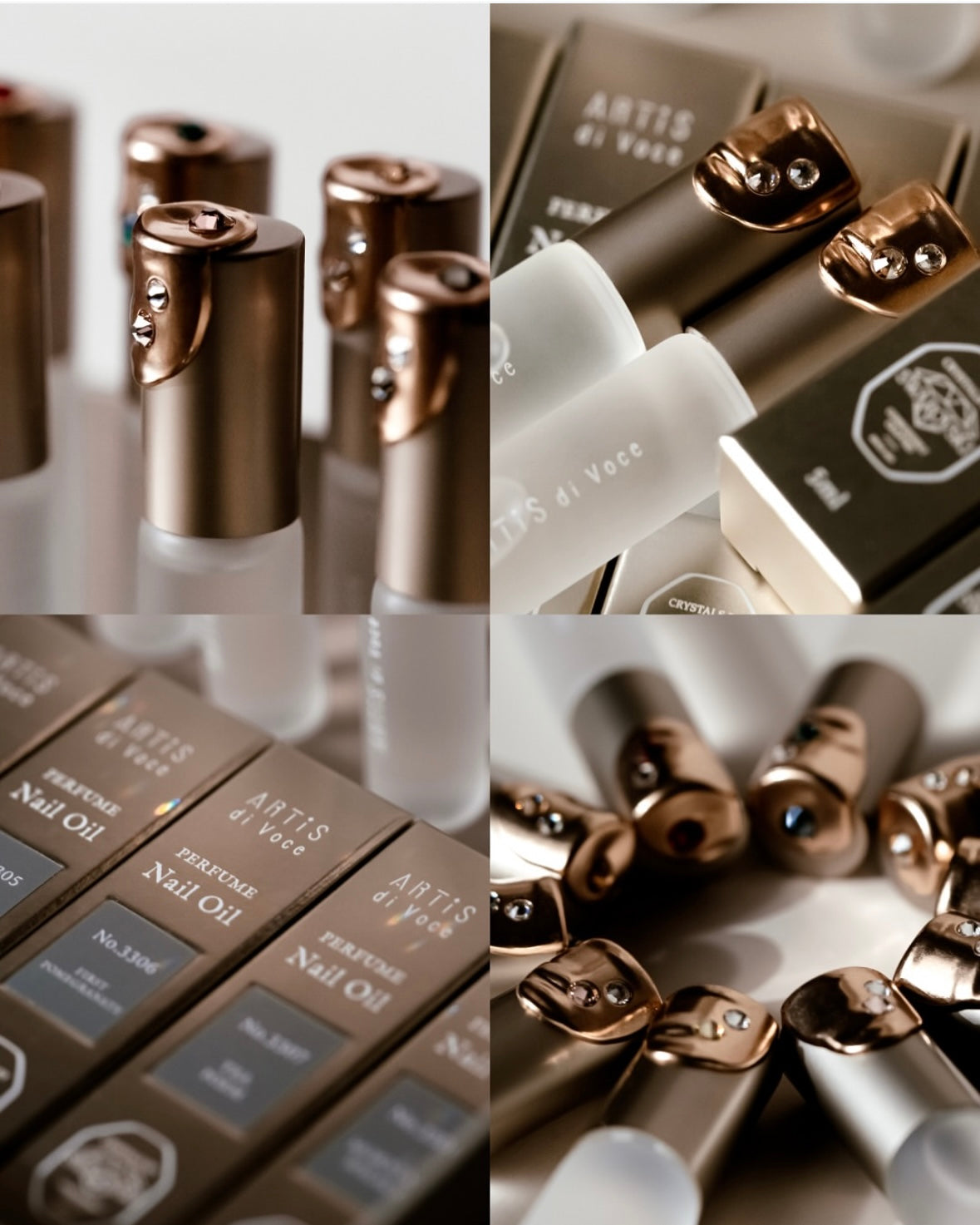 ARTiS di Voce PERFUME NAIL OIL 5ml (Crystals by Swarovski®) - MUSK LAND 3304 ARTiS di Voce