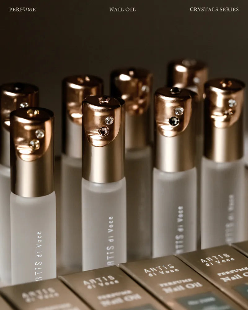 ARTiS di Voce PERFUME NAIL OIL 5ml (Crystals by Swarovski®) - NAKAGAWA MUSK 3310 ARTiS di Voce
