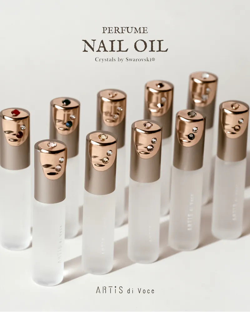 ARTiS di Voce PERFUME NAIL OIL 5ml (Crystals by Swarovski®) - NAKAGAWA MUSK 3310 ARTiS di Voce