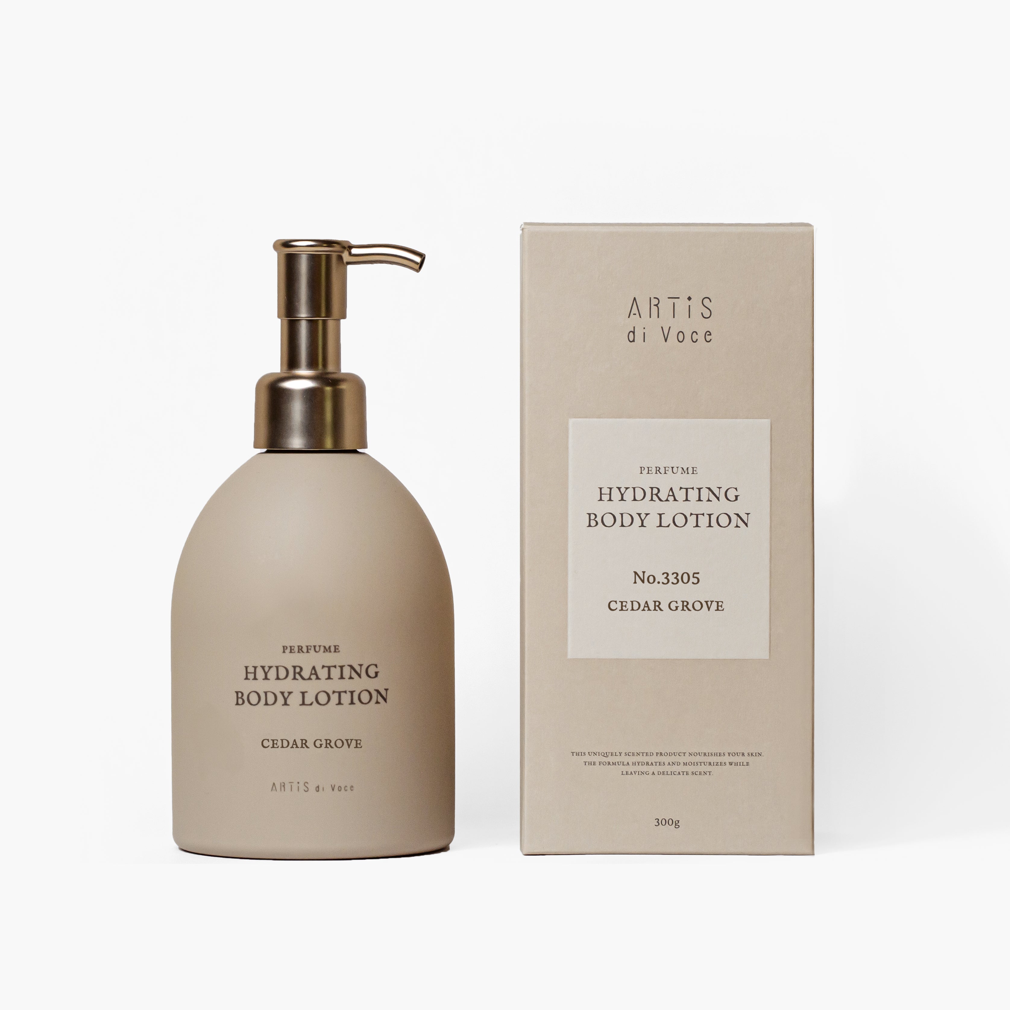 ARTiS di Voce HYDRATING BODY LOTION 300g - CEDAR GROVE 3305