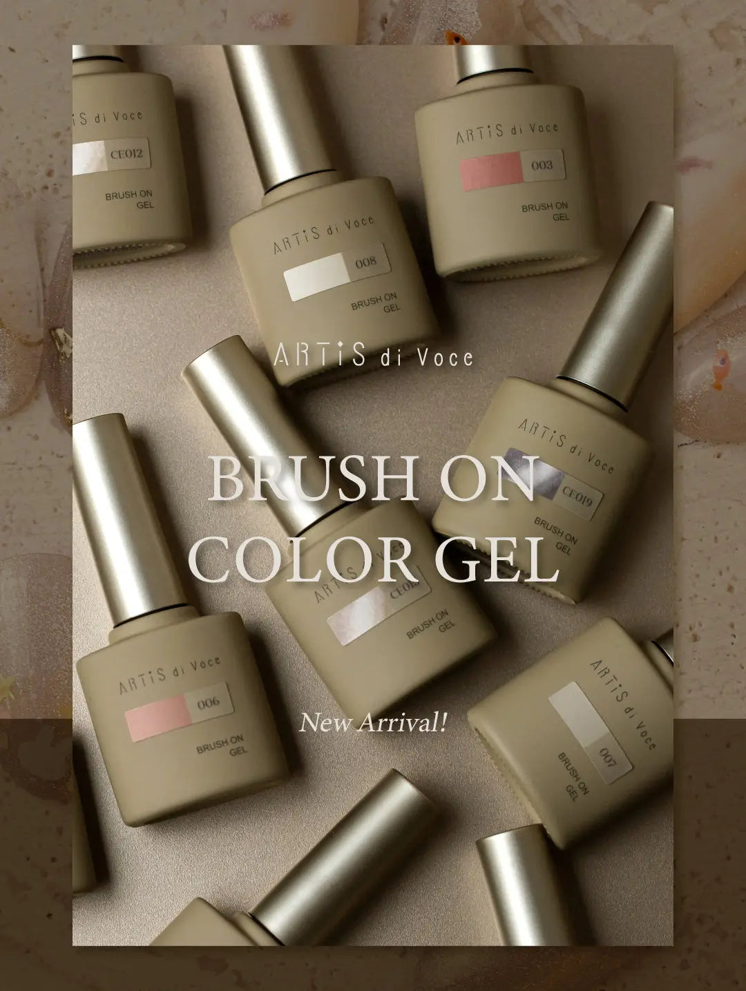 ARTiS di Voce Gel Brush on colour gel 8g ARTiS di Voce